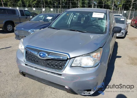 2014 Subaru Forester 2.5I z USA, uszkodzony, nr VIN JF2SJAAC6EH509685
